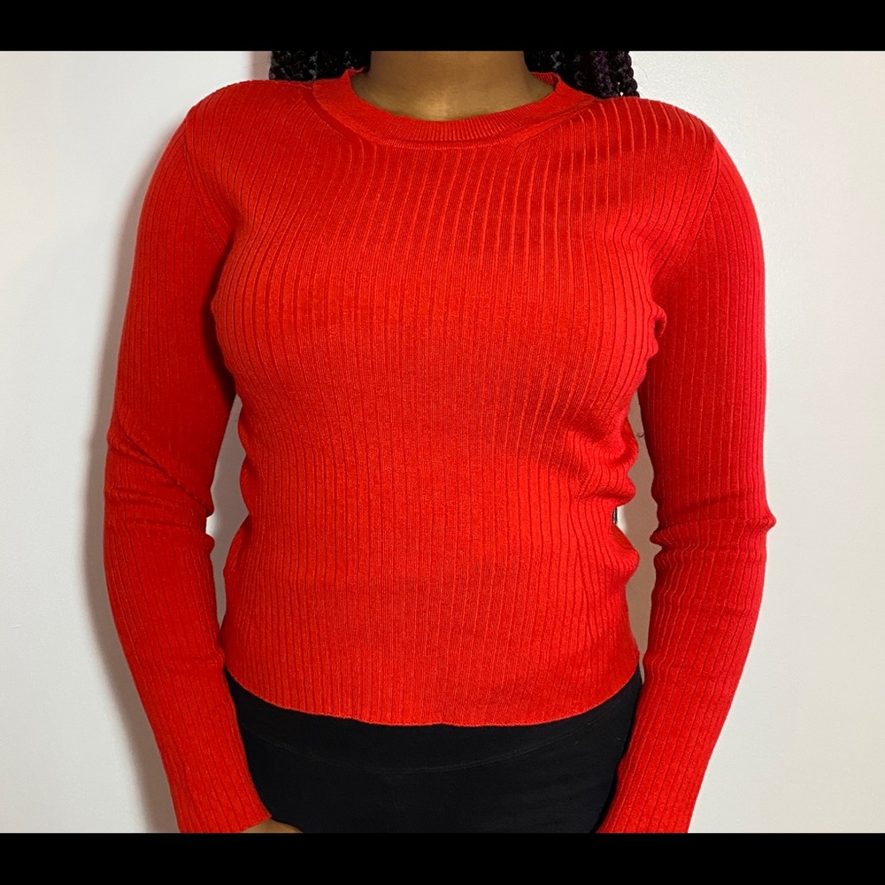 Red sweater